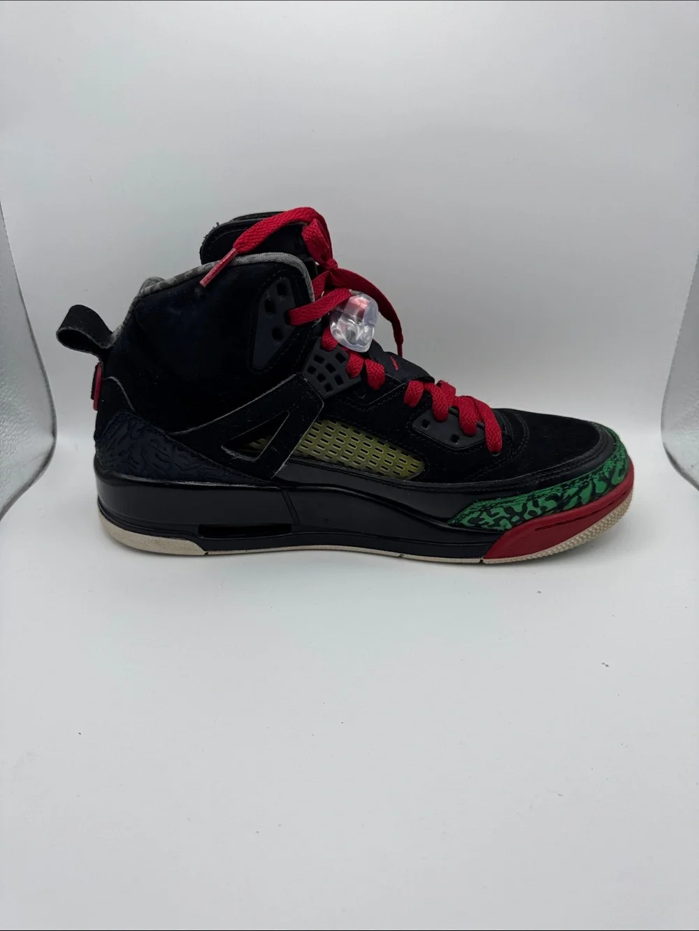 NIKE JORDAN SPIZIKE BLACK VARSITY RED MENS SIZE 9 315371-026